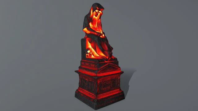 statue 3D Model .c4d .max .obj .3ds .fbx .stl .blend 