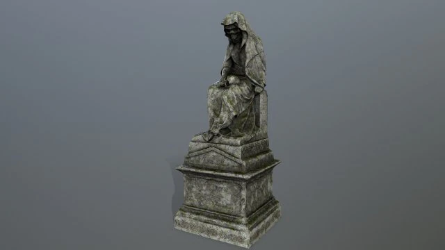 statue 3D Model .c4d .max .obj .3ds .fbx .stl .blend