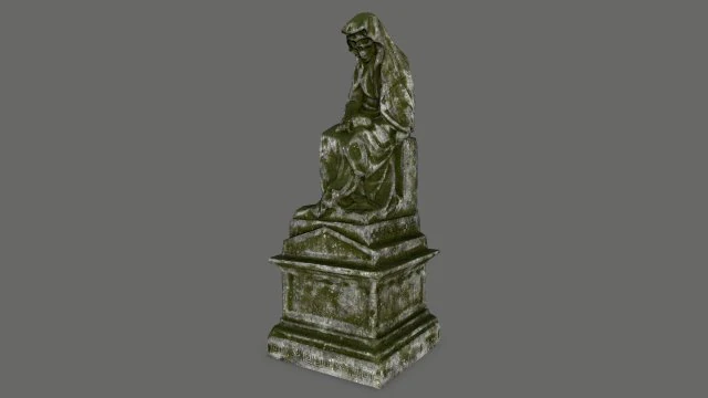 statue 3D Model .c4d .max .obj .3ds .fbx .stl .blend 