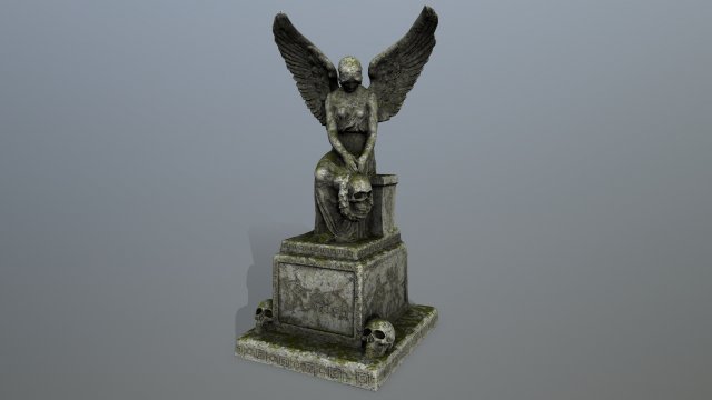 statue Modèle 3D .c4d .max .obj .3ds .fbx .stl .blend 