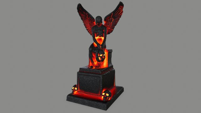 statue3 Model 3D .c4d .max .obj .3ds .fbx .stl .blend 