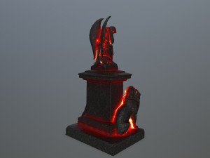 statue4 3Dモデル