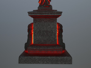 statue4 3Dモデル