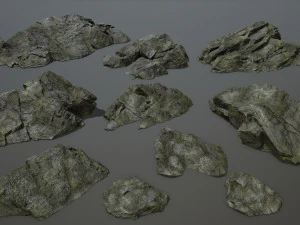 rocce Modello 3D