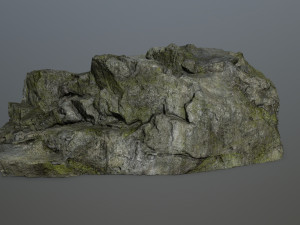 cliff rock set Model 3D