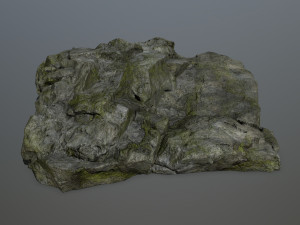 cliff rock set Model 3D