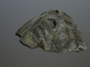 cliff rock set Model 3D