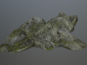 cliff rock set Model 3D