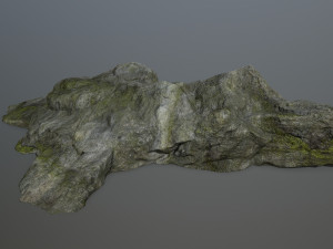 cliff rock set Model 3D