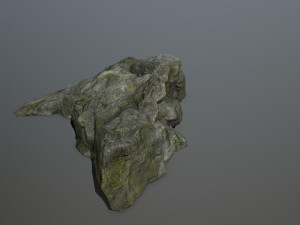 cliff rock set Model 3D