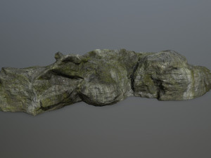 cliff rock set Model 3D