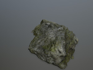 cliff rock set Model 3D