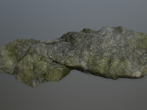 cliff rock set Model 3D
