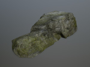 cliff rock set Model 3D