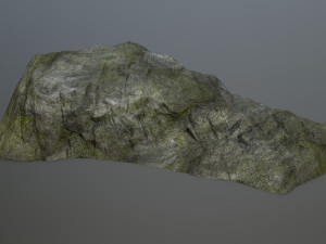 cliff rock set Model 3D