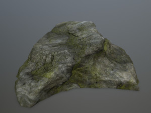 cliff rock set Model 3D