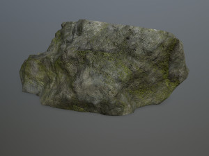 cliff rock set Model 3D