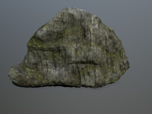 cliff rock set Model 3D