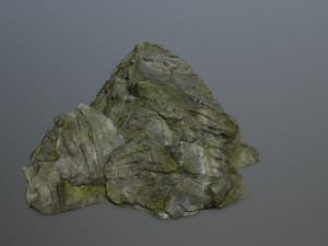 cliff rock set Model 3D