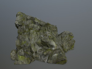 cliff rock set Model 3D