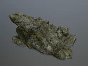 cliff rock set Model 3D