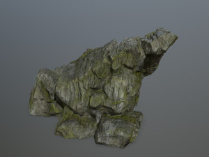 cliff rock set Model 3D