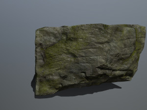 cliff rock set Model 3D