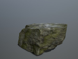 cliff rock set Model 3D