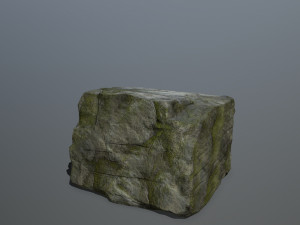 cliff rock set Model 3D
