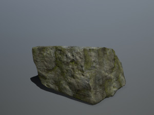 cliff rock set Model 3D