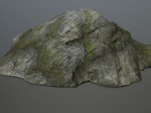 cliff rock set 3D Model