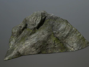 cliff rock set 3D Model