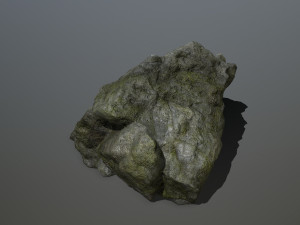 cliff rock set 3D Model