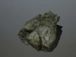 cliff rock set 3D Model