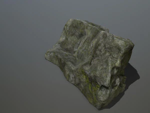 cliff rock set 3D Model