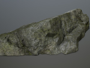 cliff rock set 3D Model