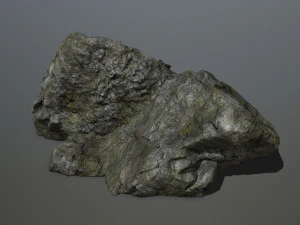 cliff rock set 3D Model