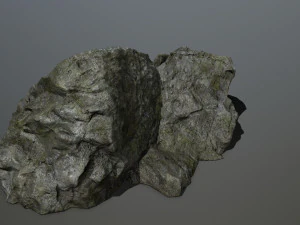 cliff rock set 3D Model