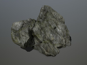 cliff rock set 3D Model