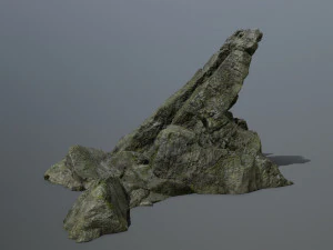 cliff rock set 3D Model