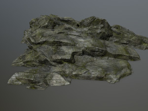 cliff rock 3D 模型