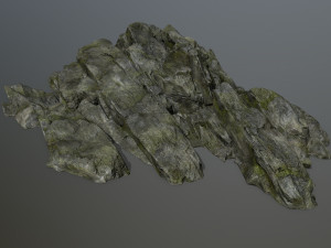 cliff rock 3D 模型