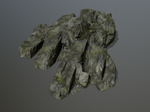 cliff rock 3D 模型