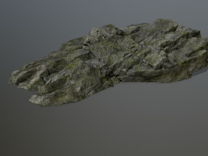 cliff rock 3D 模型