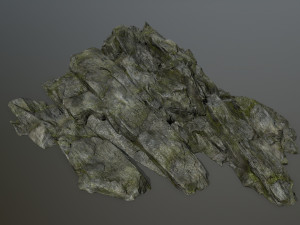 cliff rock 3D 模型