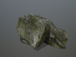 cliff rock 3D 模型