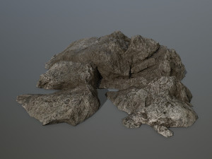 rocks 3D मॉडल