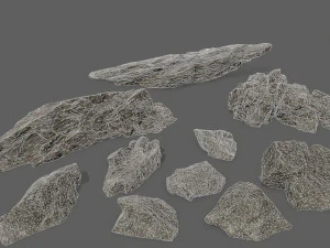 rocks set 3D Model