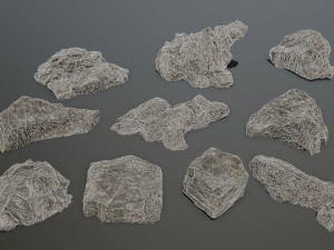 rock set 3D मॉडल