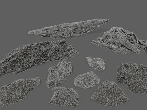 rocks 3D मॉडल